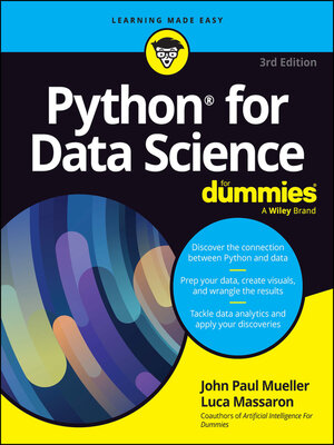 cover image of Python for Data Science For Dummies